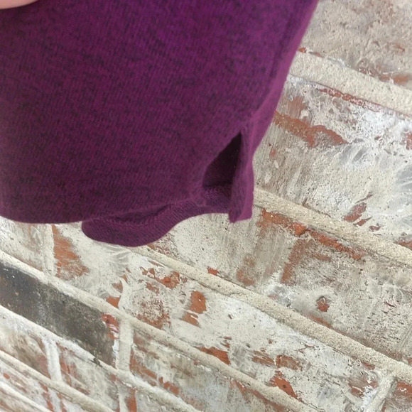 Lane Bryant Purple 3/4 Sleeved Scoop Neck Blouse - Picture 8 of 8